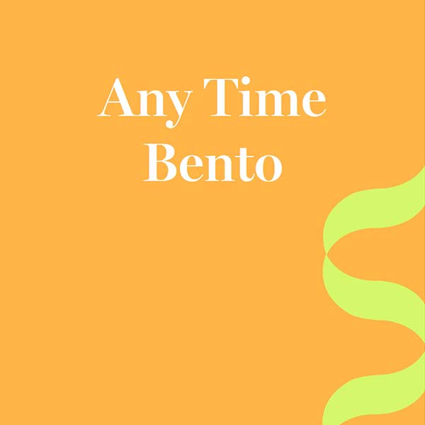 Меню Any Time Bento